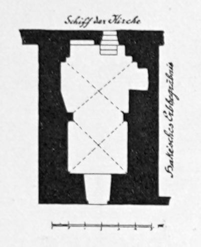 Abbildung 130. Bisperode, Grundriss des Kirchturmes.